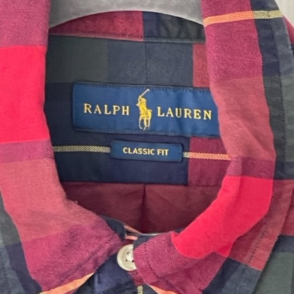 Polo Ralph Lauren Men’s Multicolor Classic Fit Button-down Shirt Size M - Picture 4 of 4